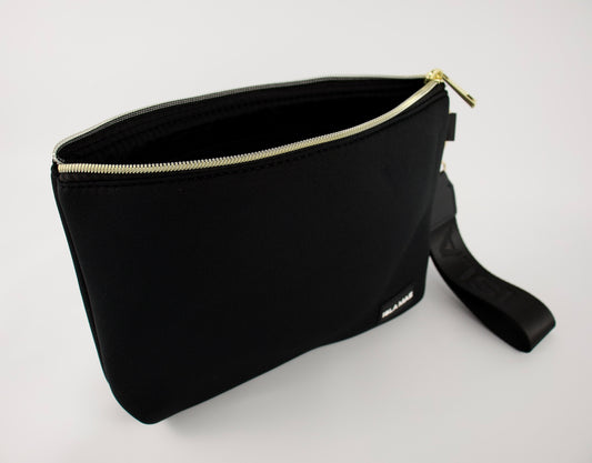 Paisley Pouch - Black & Gold