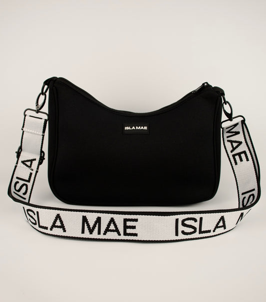 Harper Crossbody Bag - Black & White