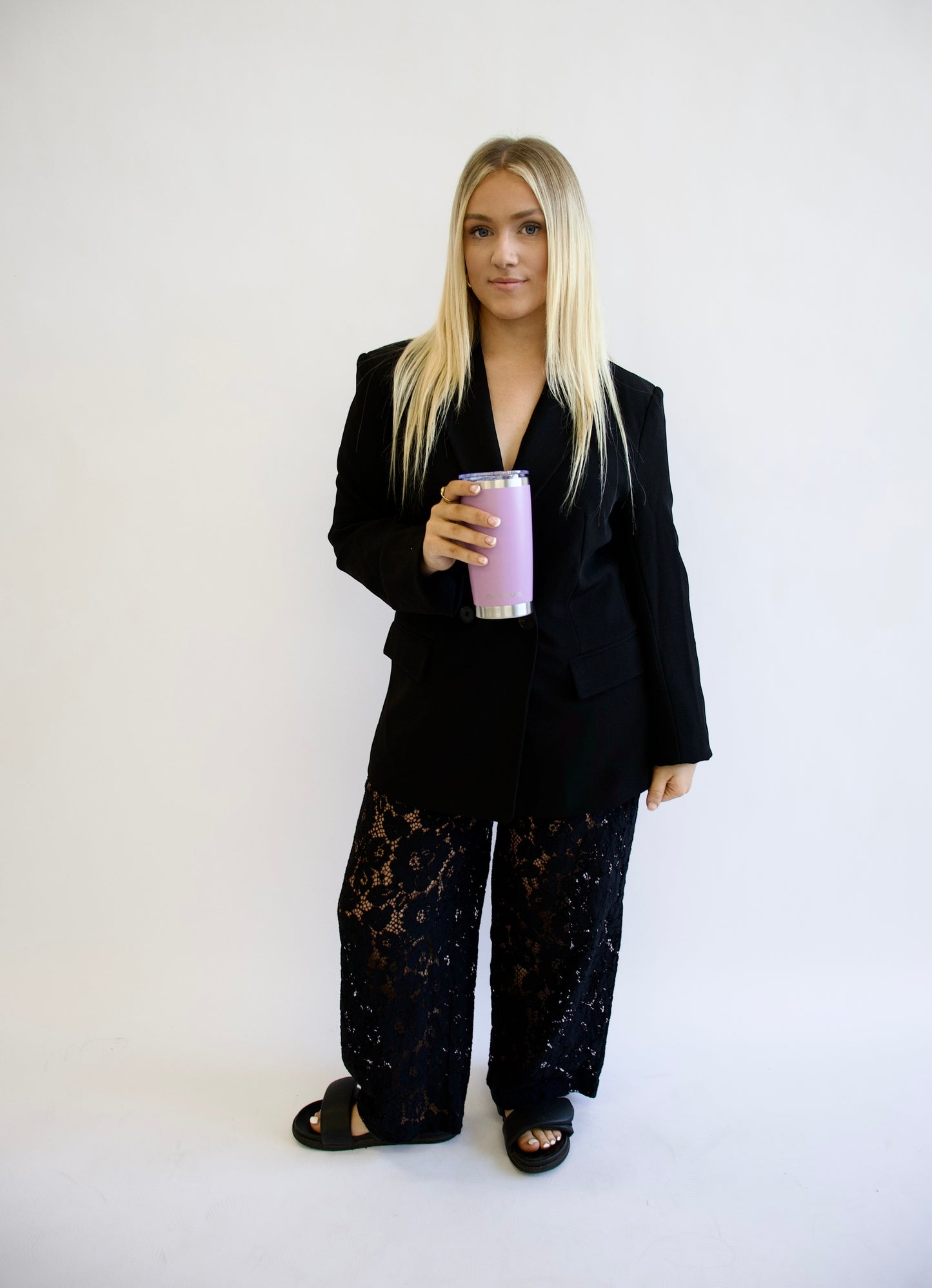 590ml Insulated Coffee Mug - Soft Purple