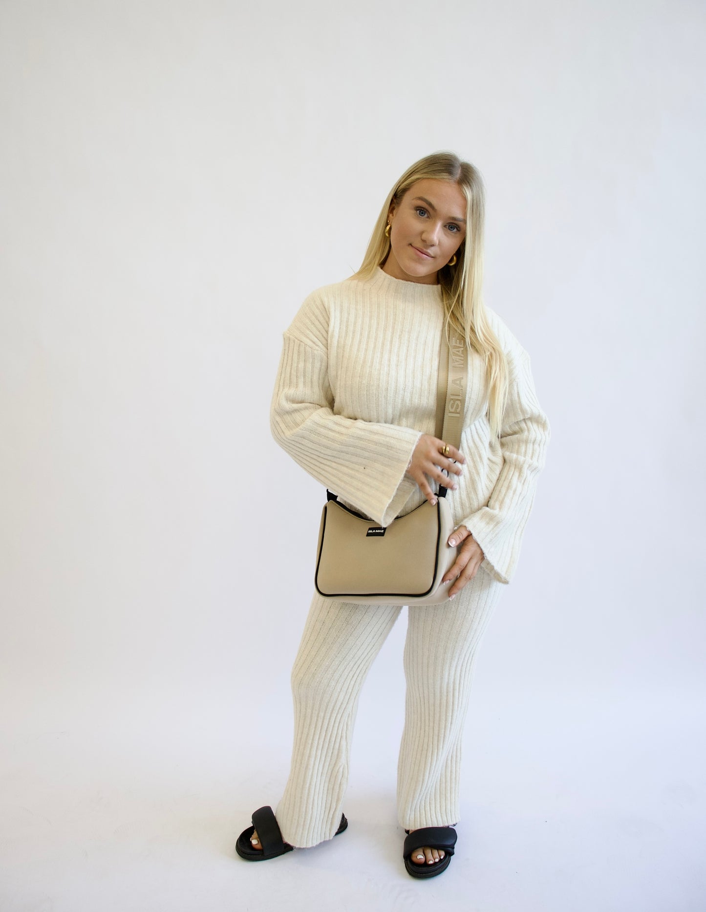 Harper Crossbody Bag - Latte