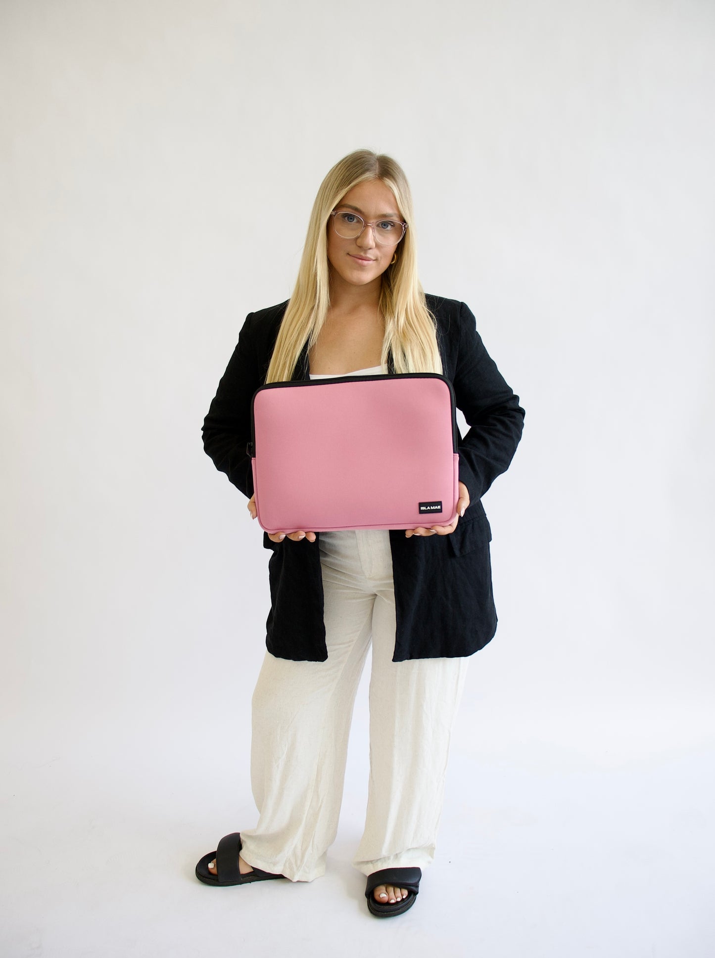Harlow Laptop Sleeve - Dusty Pink