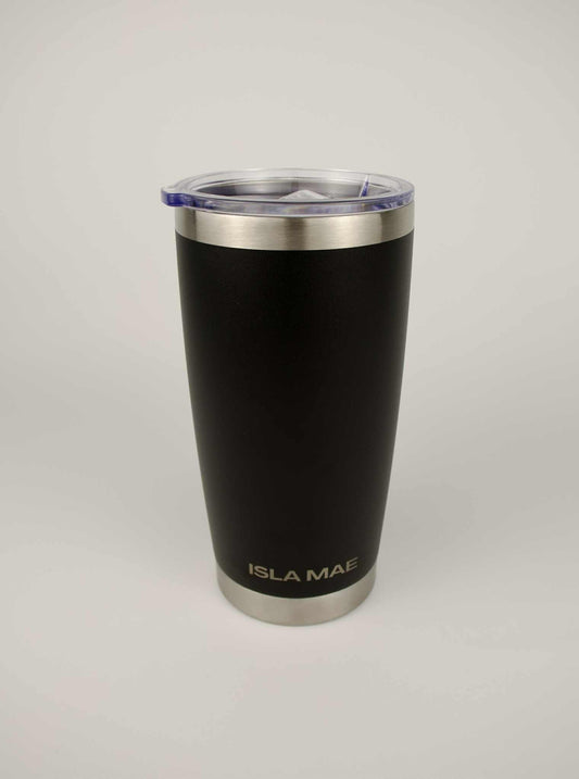 590ml Insulated Coffee Mug - Black
