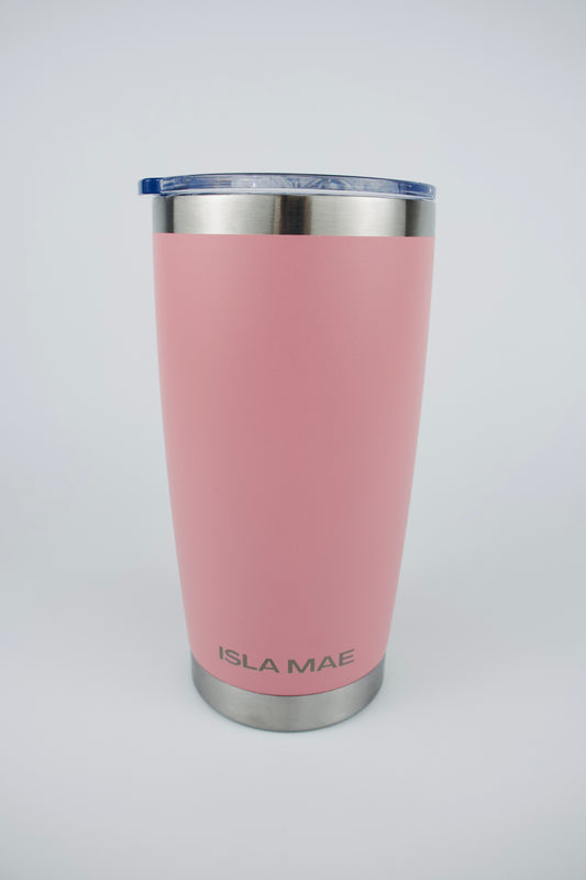 590ml Insulated Coffee Mug - Baby Pink