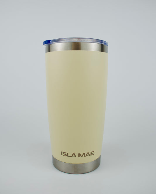 590ml Insulated Coffee Mug - Butter Yellow