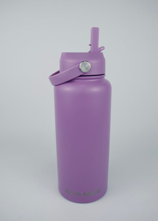 1L Stainless Steel Bottle - Soft Purple