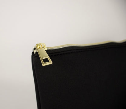 Paisley Pouch - Black & Gold