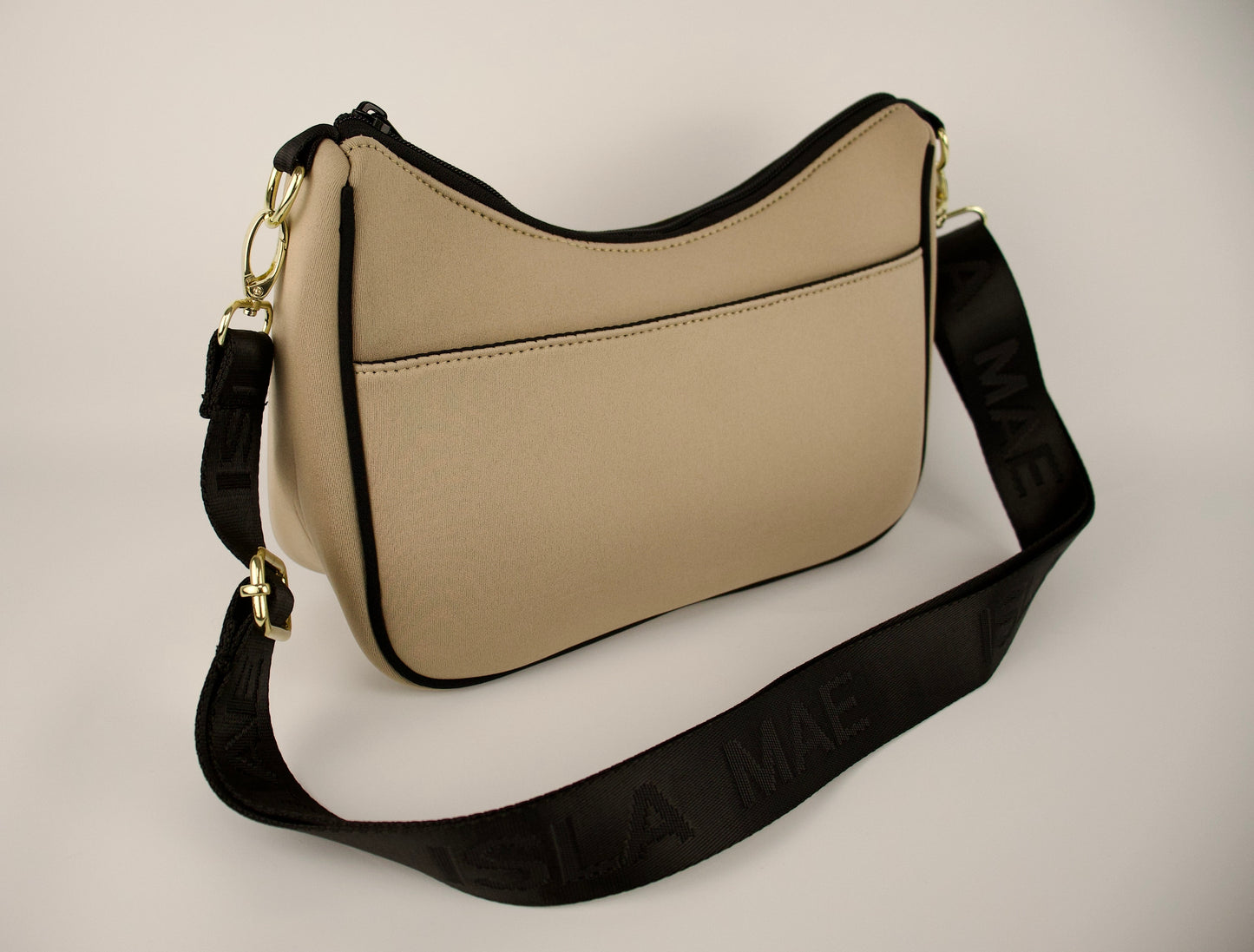 Harper Crossbody Bag - Latte & Black