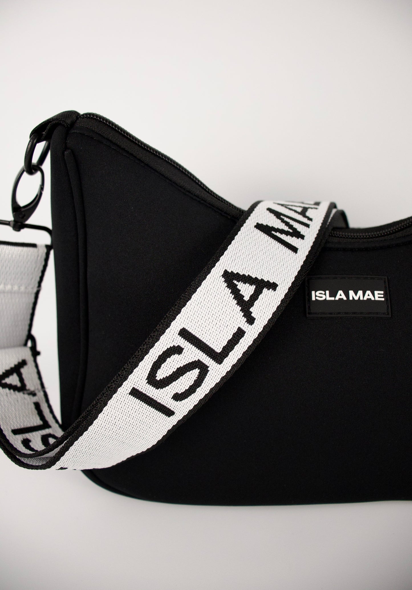 Harper Crossbody Bag - Black & White