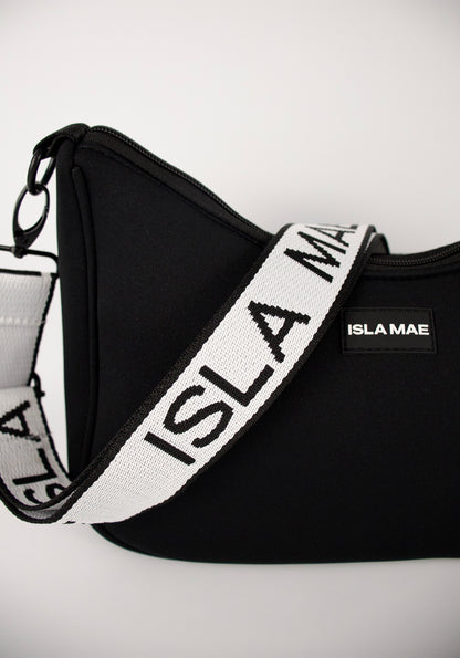 Harper Crossbody Bag - Black & White