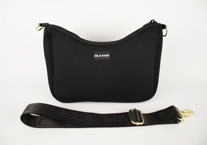 Harper Crossbody Bag - Black & Gold