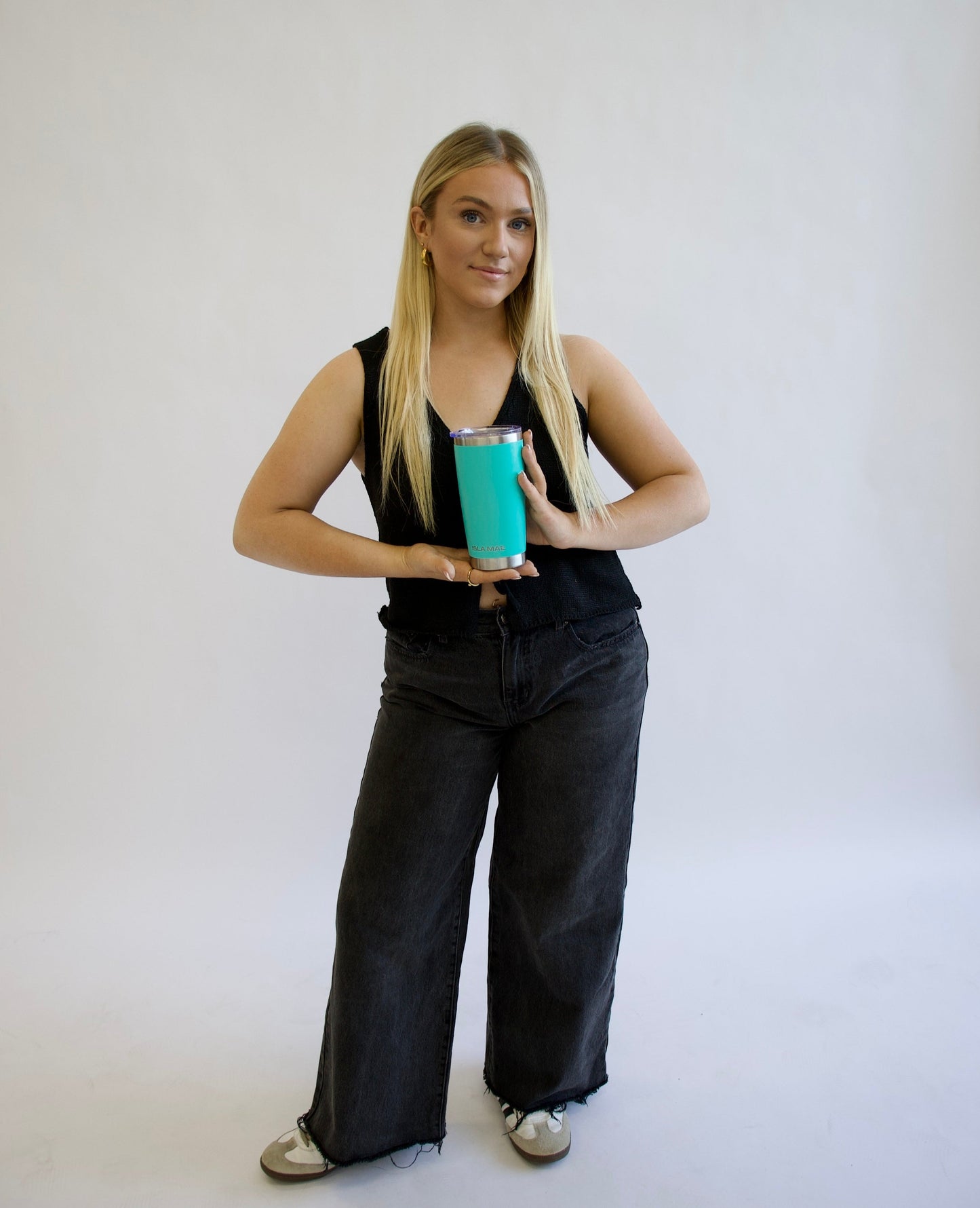 590ml Insulated Coffee Mug - Teal