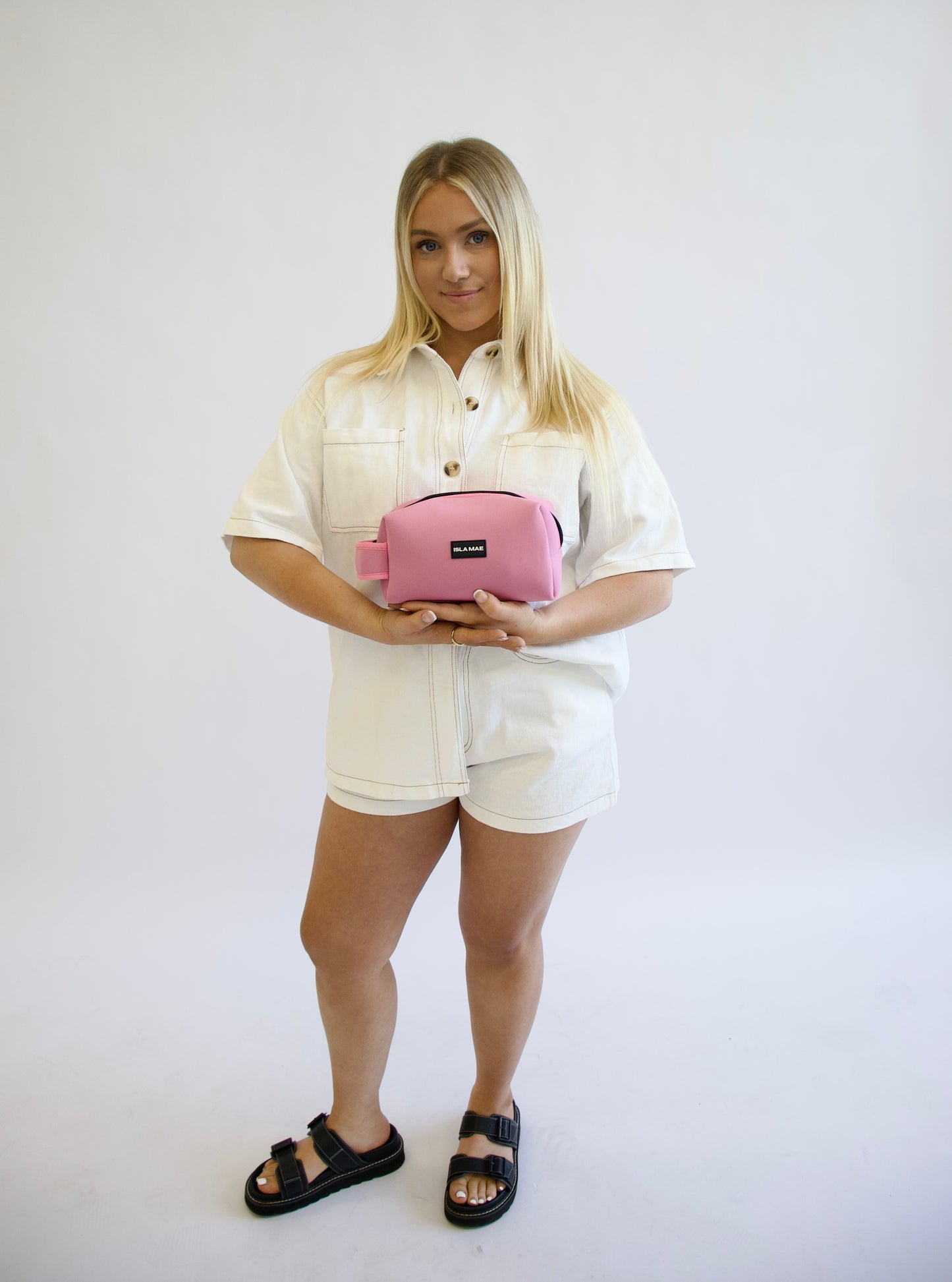 Marlie Make Up Bag - Dusty Pink