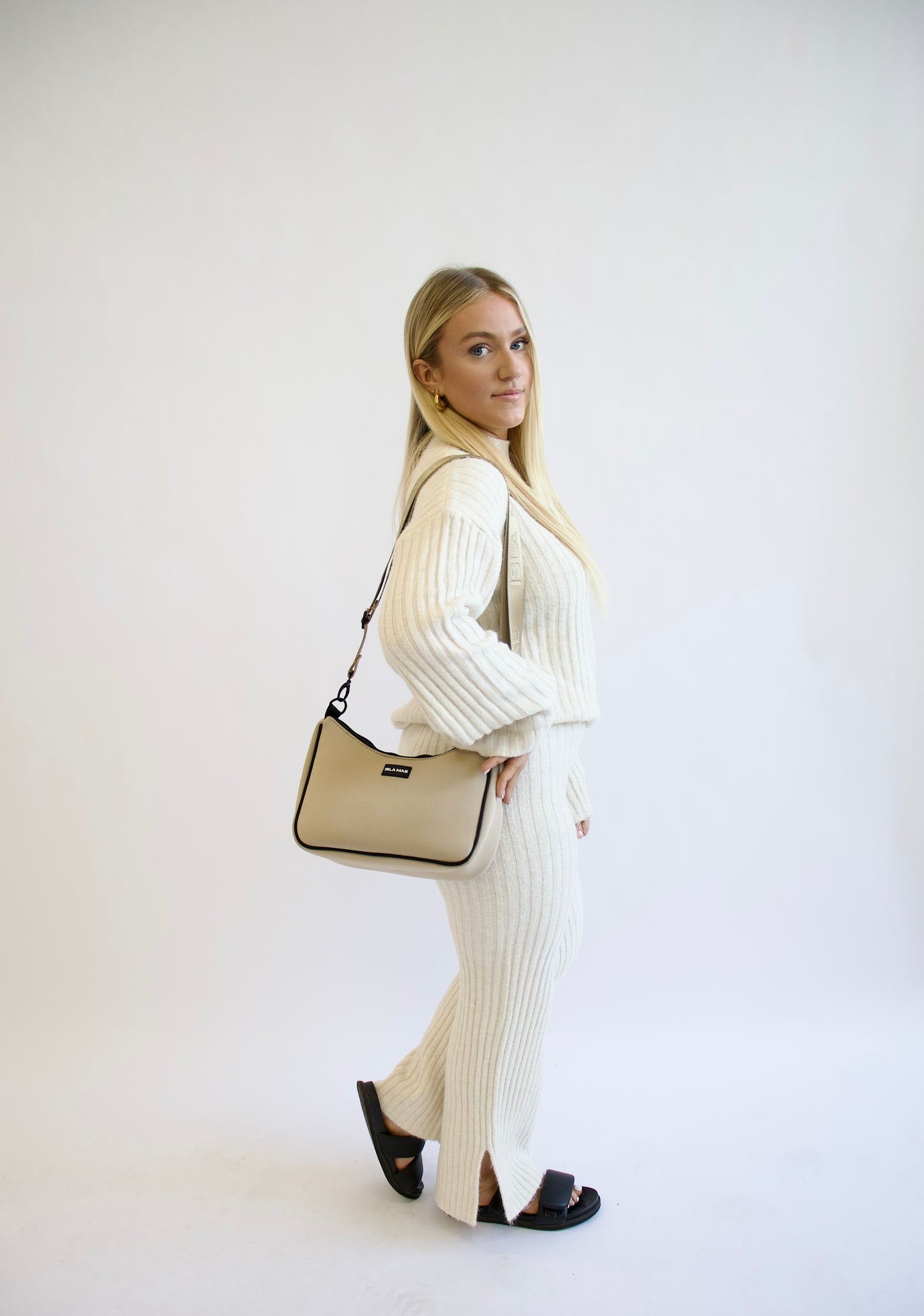 Harper Crossbody Bag - Latte