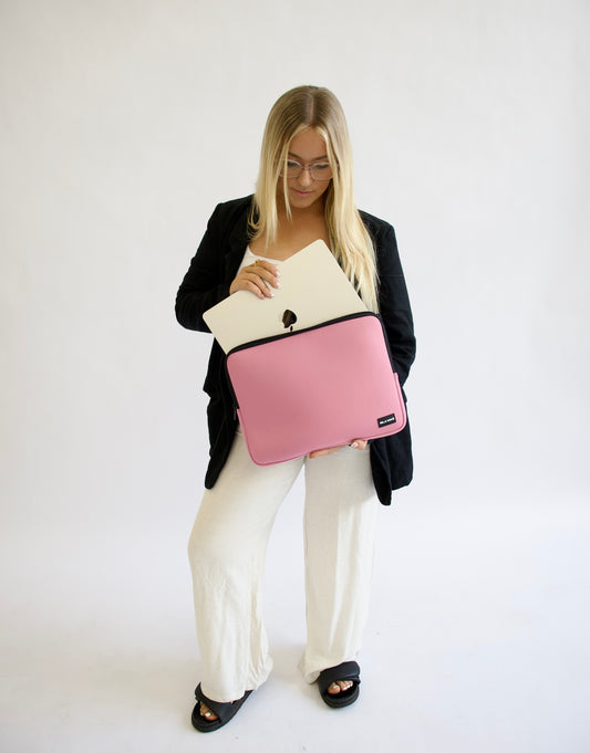 Harlow Laptop Sleeve - Dusty Pink