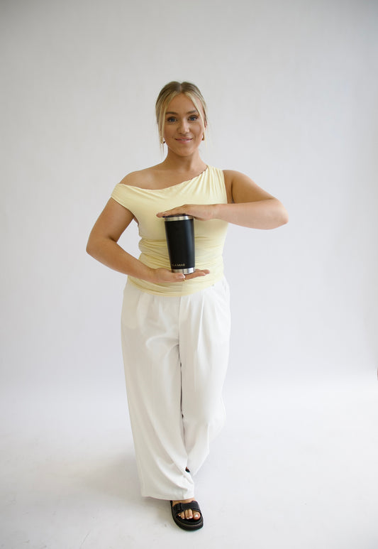 590ml Insulated Coffee Mug - Black