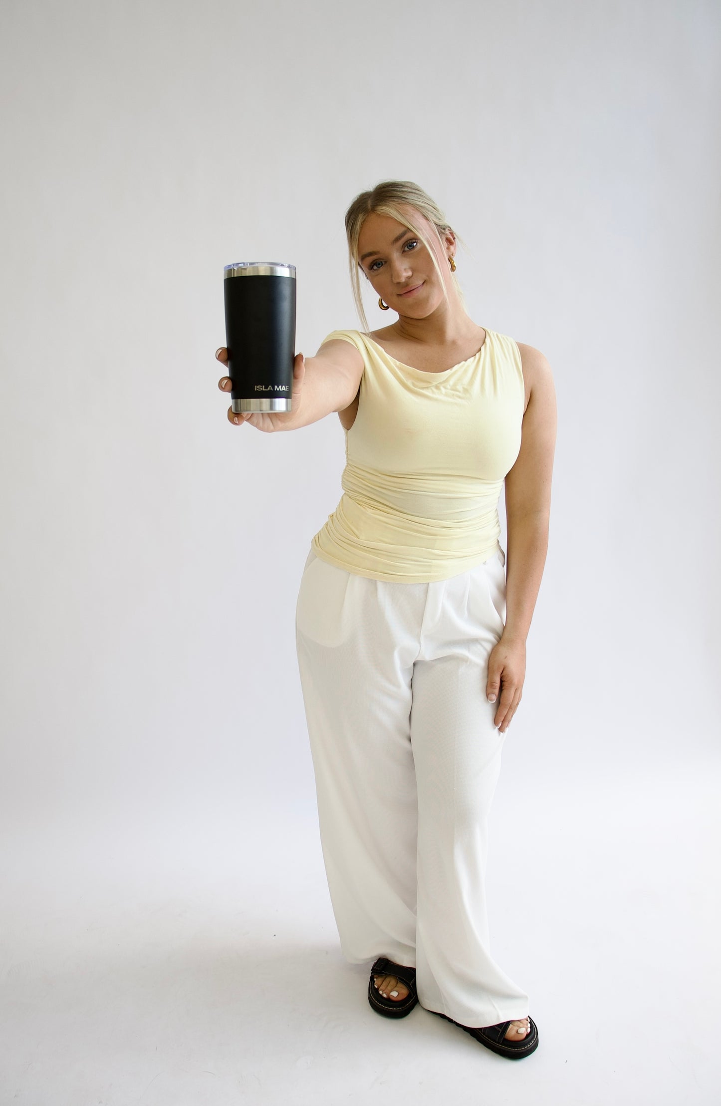 590ml Insulated Coffee Mug - Black