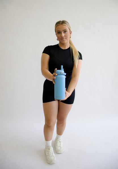 1L Stainless Steel Bottle - Sky Blue