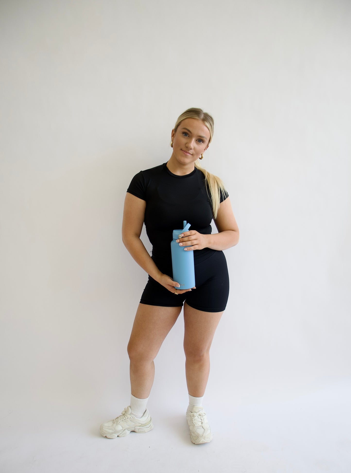 1L Stainless Steel Bottle - Sky Blue