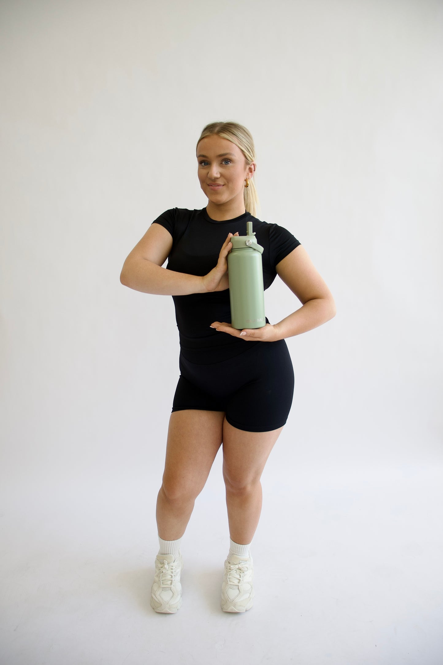 1L Stainless Steel Bottle - Sage Green