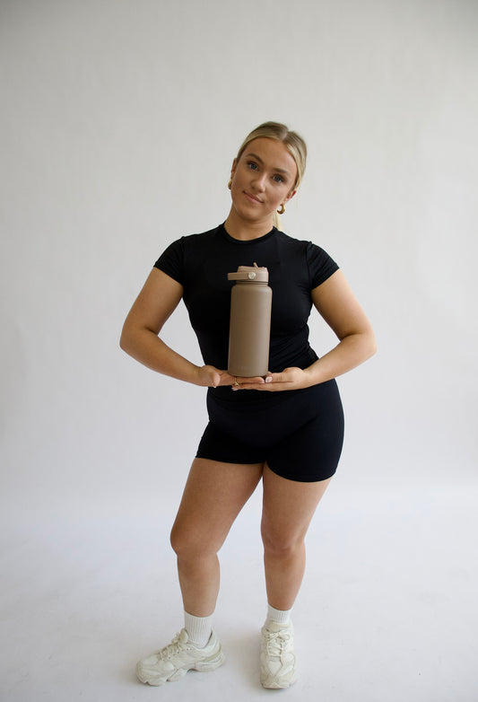 1L Stainless Steel Bottle - Chocolate