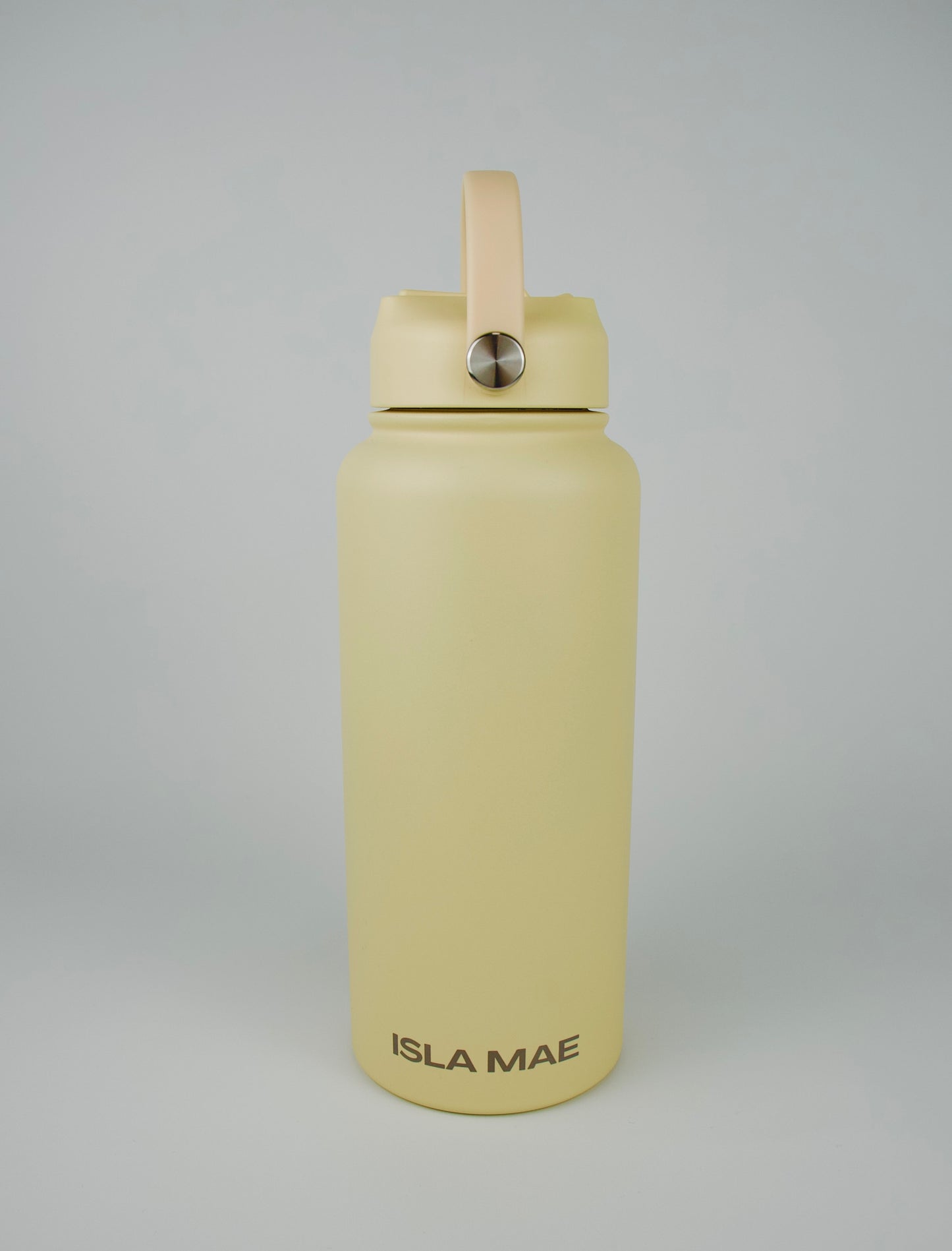 1L Stainless Steel Bottle - Butter Yellow