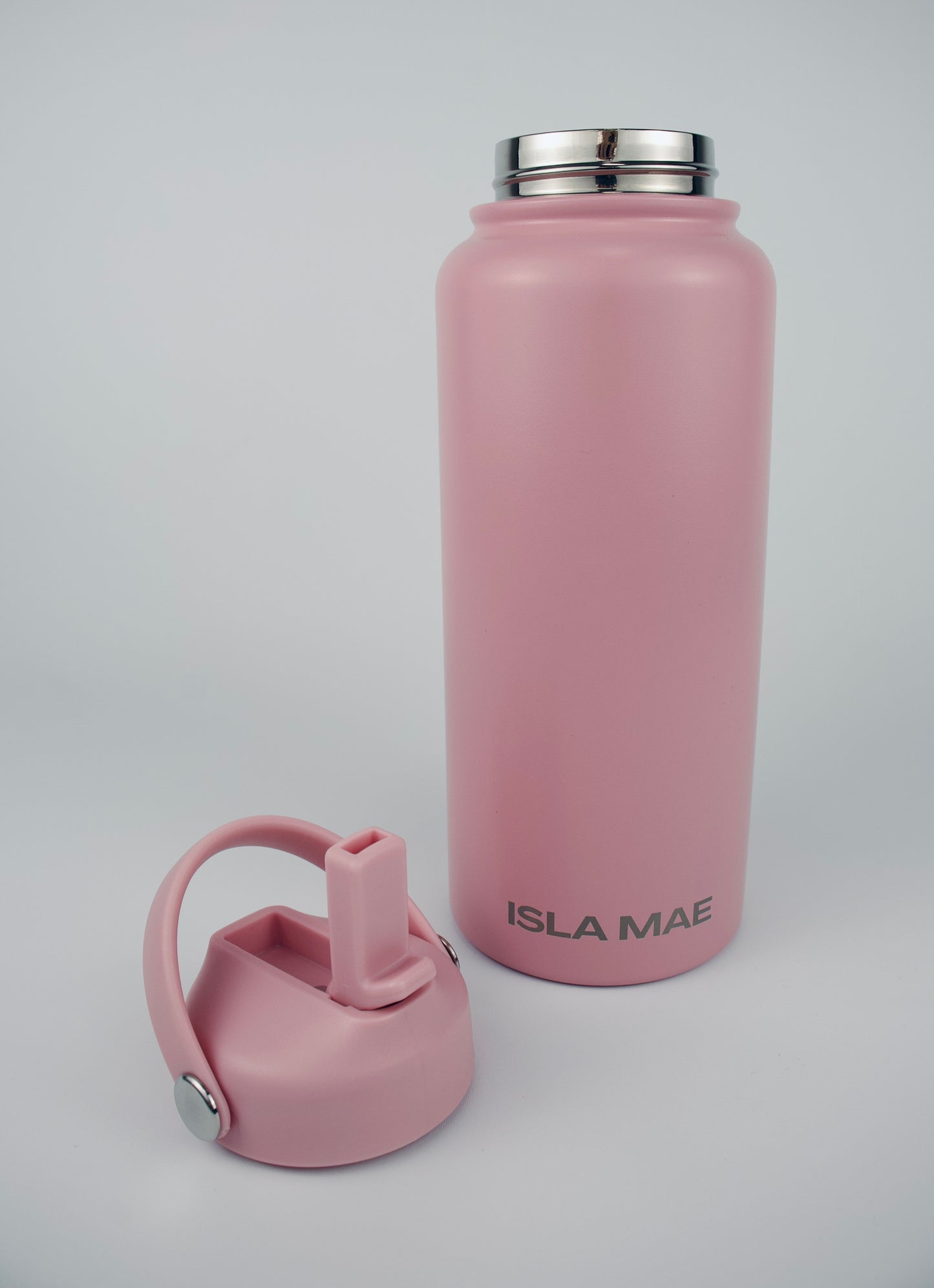 1L Stainless Steel Bottle - Baby Pink