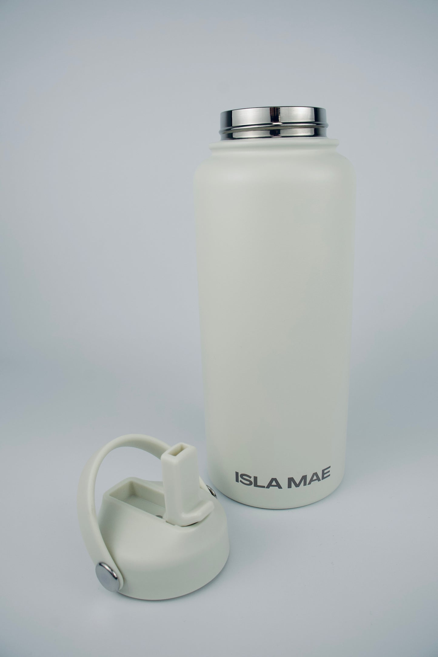 1L Stainless Steel Bottle - White