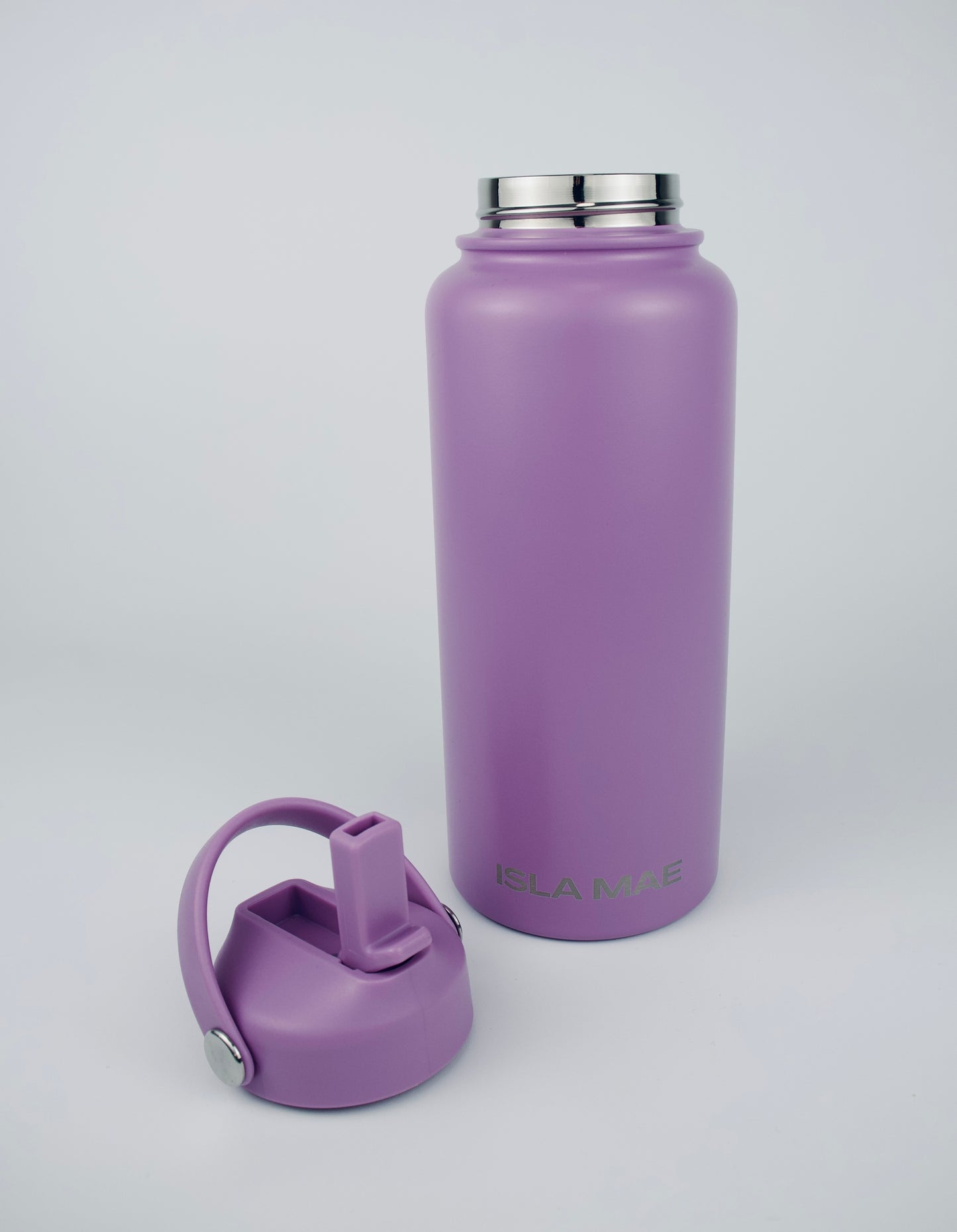 1L Stainless Steel Bottle - Soft Purple