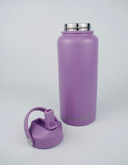 1L Stainless Steel Bottle - Soft Purple
