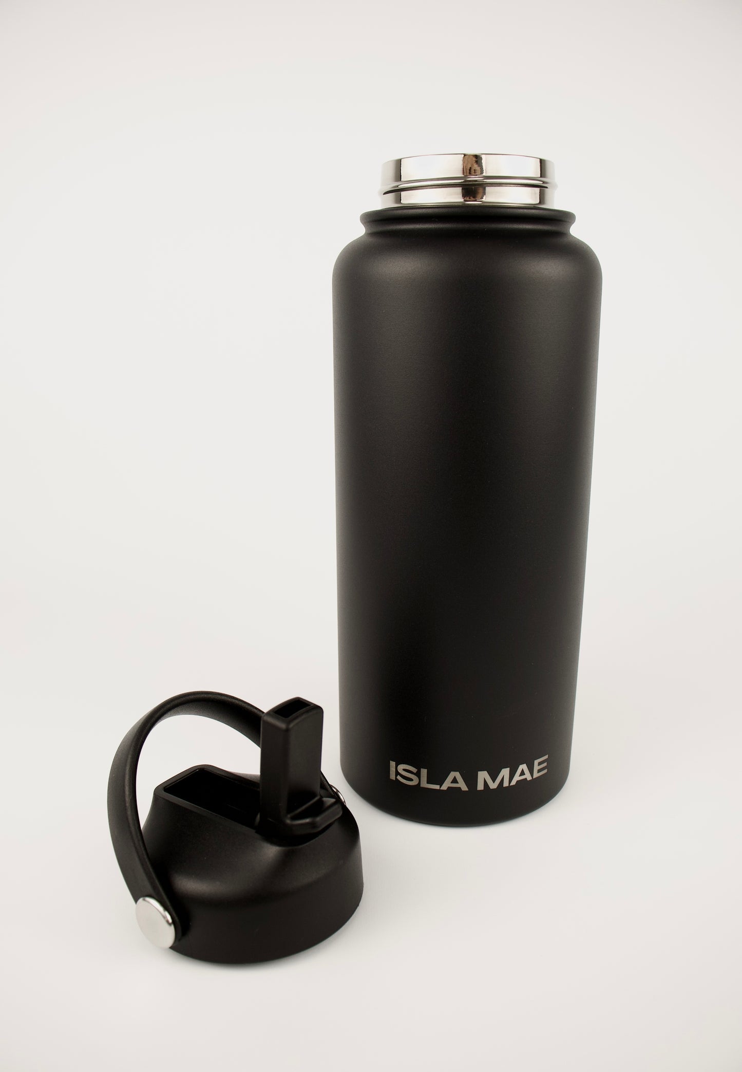 1L Stainless Steel Bottle - Black